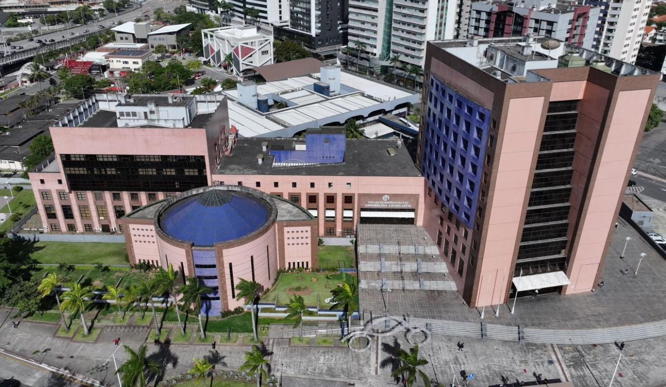 Sede da Assembleia Legislativa do Esp&iacute;rito Santo. Foto: Thiago Soares/Folha Vit&oacute;ria