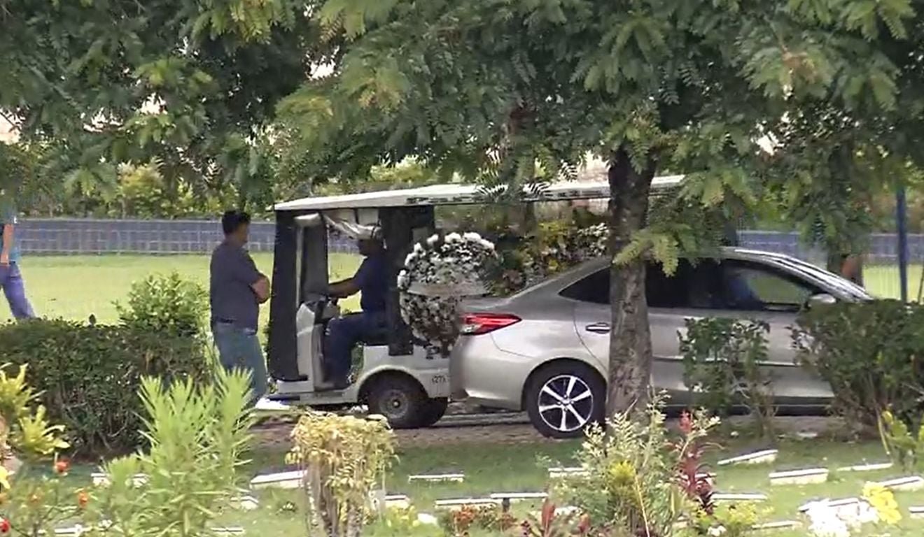 O corpo de Brenda Wolfgrann dos Santos foi sepultado em Cariacica. Foto: Reprodu&ccedil;&atilde;o/TV Vit&oacute;ria