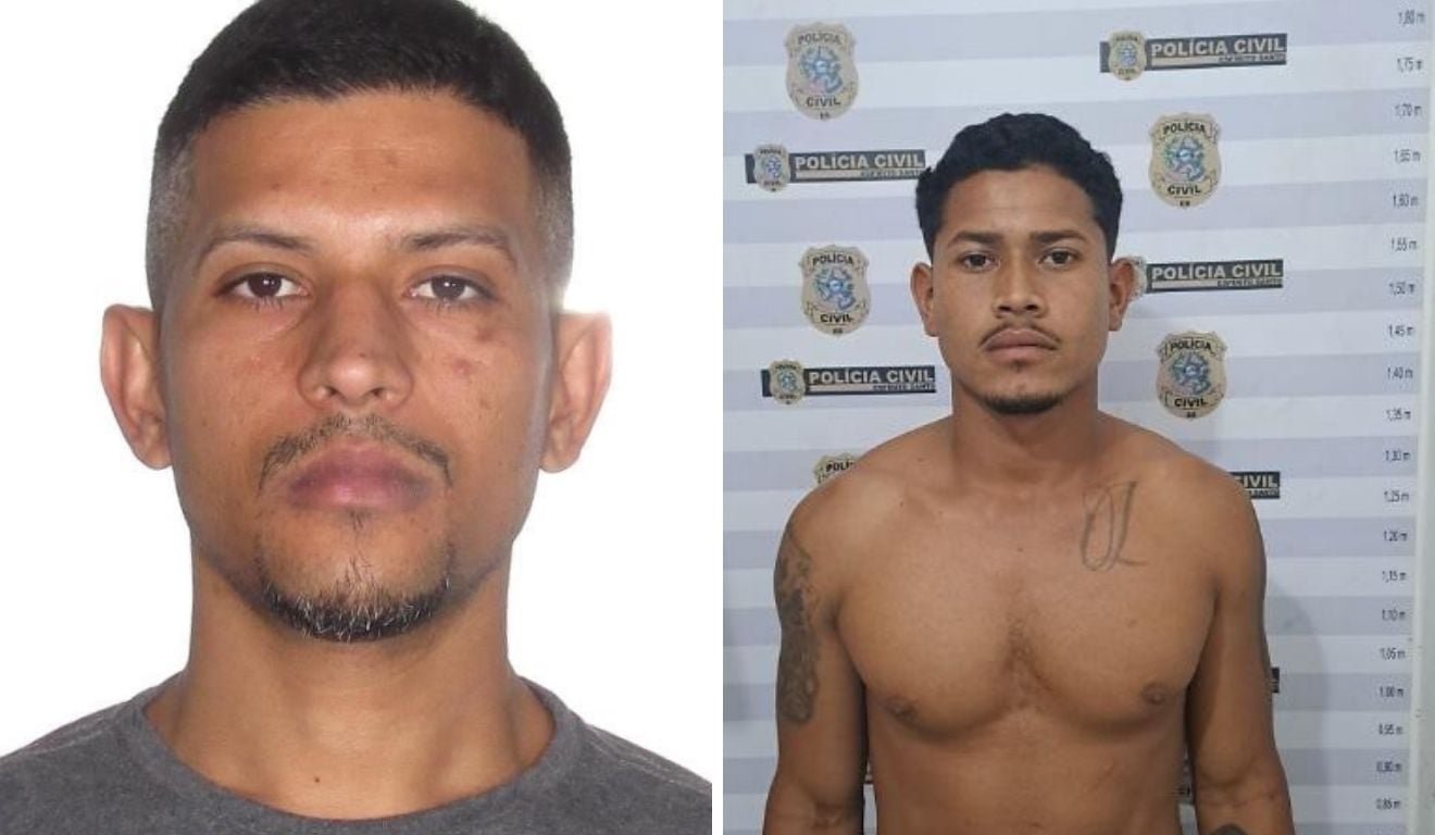 Ladislau Vieira, vulgo Coroa; e Ezequiel dos Santos, mais conhecido como "Batutinha". Foto: Pol&iacute;cia Civil/ Reprodu&ccedil;&atilde;o