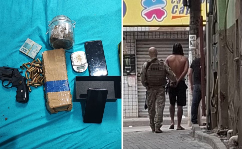 Foto:
                Divulga&ccedil;&atilde;o/PCES
              
            
          
        
  

  

  


			
        Um homem, que n&atilde;o teve a identidade divulgada, foi preso, na manh&atilde; desta ter&ccedil;a-feira (03)