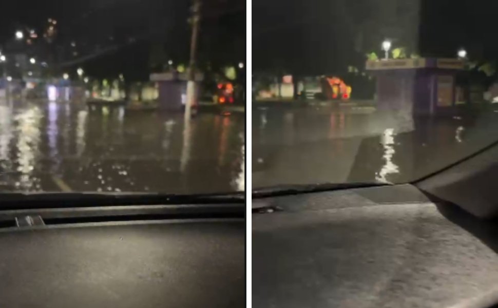Fortes chuvas deixam avenidas de Vit&oacute;ria alagadas e bairros sem energia