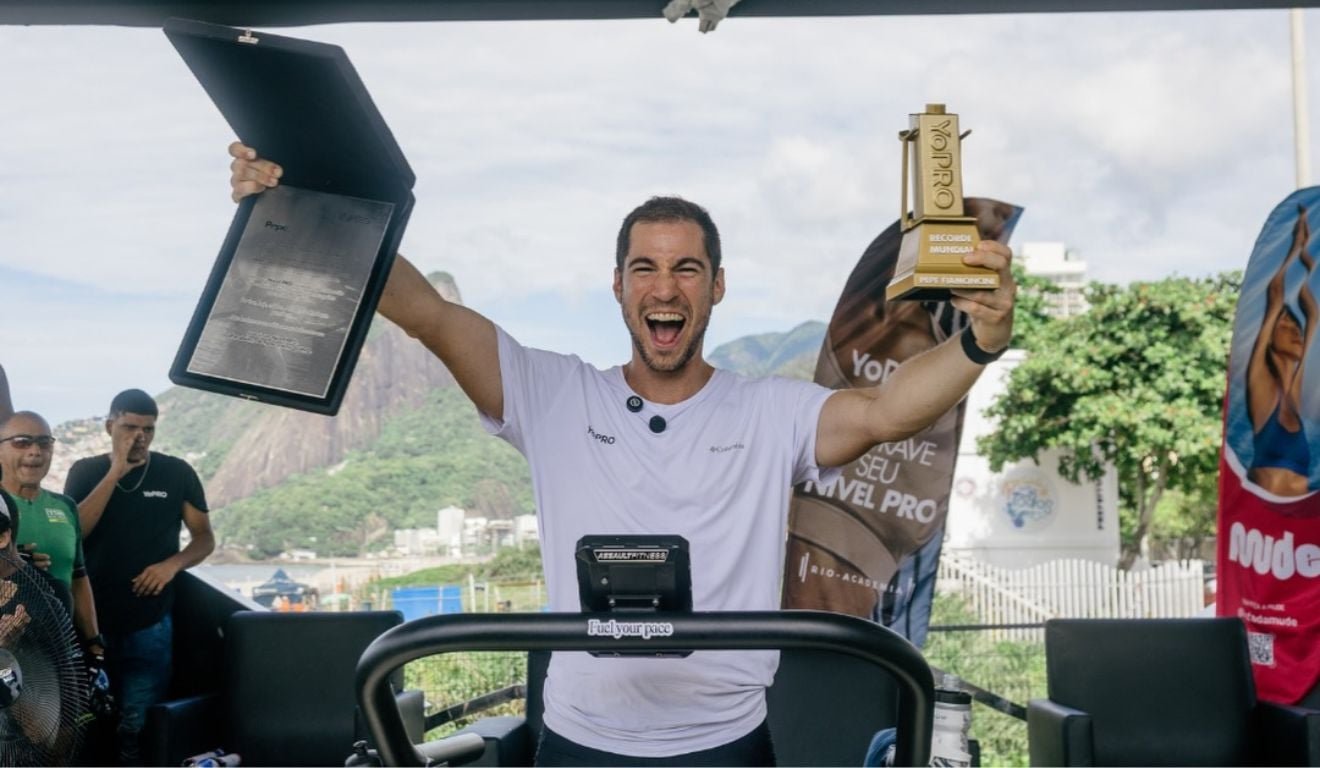 Brasileiro bate o&nbsp;recorde&nbsp;mundial&nbsp;de 24h de corrida em esteira com 188,3 quil&ocirc;metros