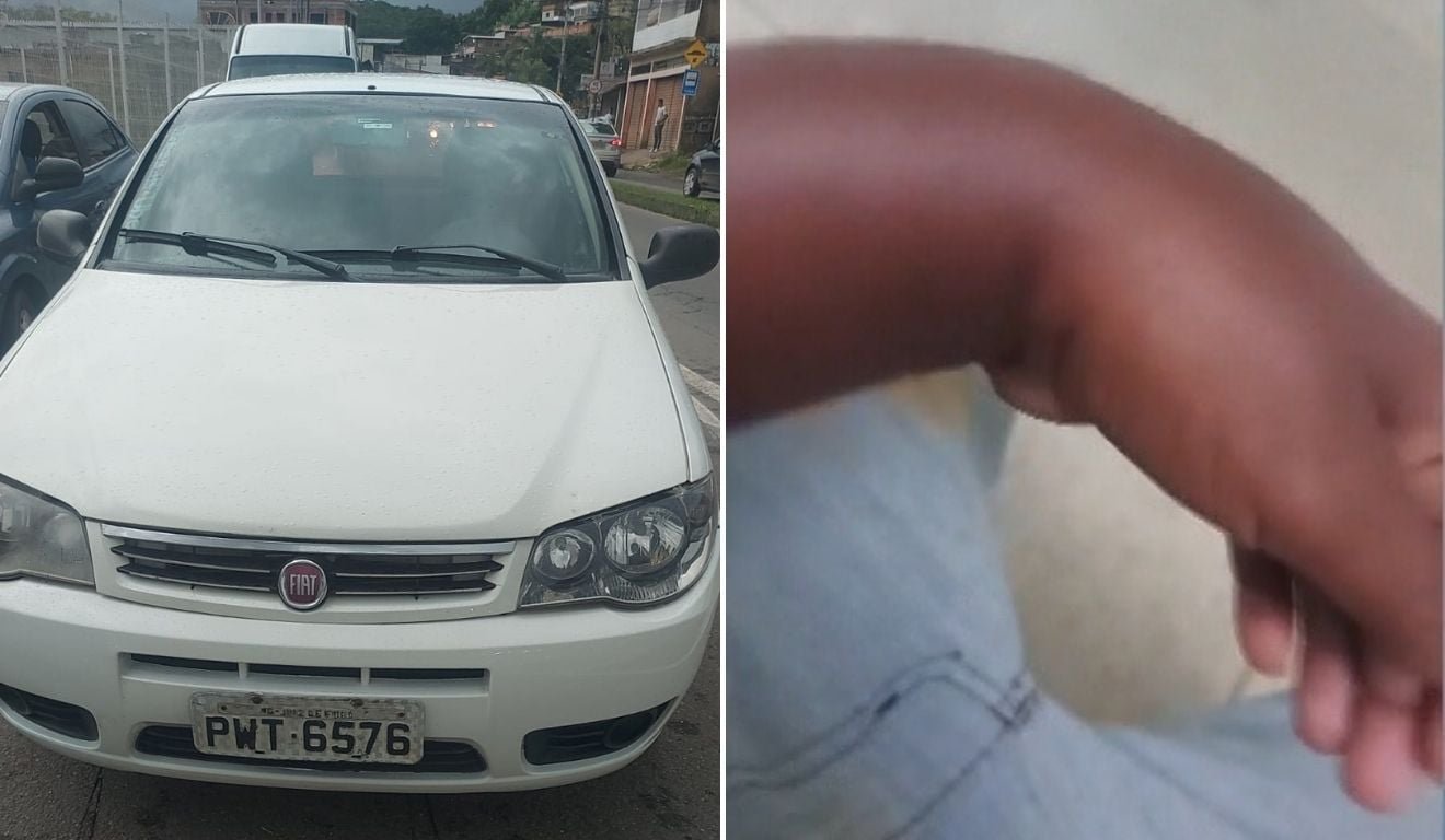 Motorista por aplicativo &eacute; assaltado durante corrida e tem o bra&ccedil;o quebrado em Viana