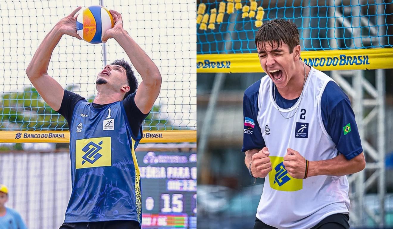 Amarelinha neles! Capixabas s&atilde;o convocados para a sele&ccedil;&atilde;o brasileira de v&ocirc;lei de praia
