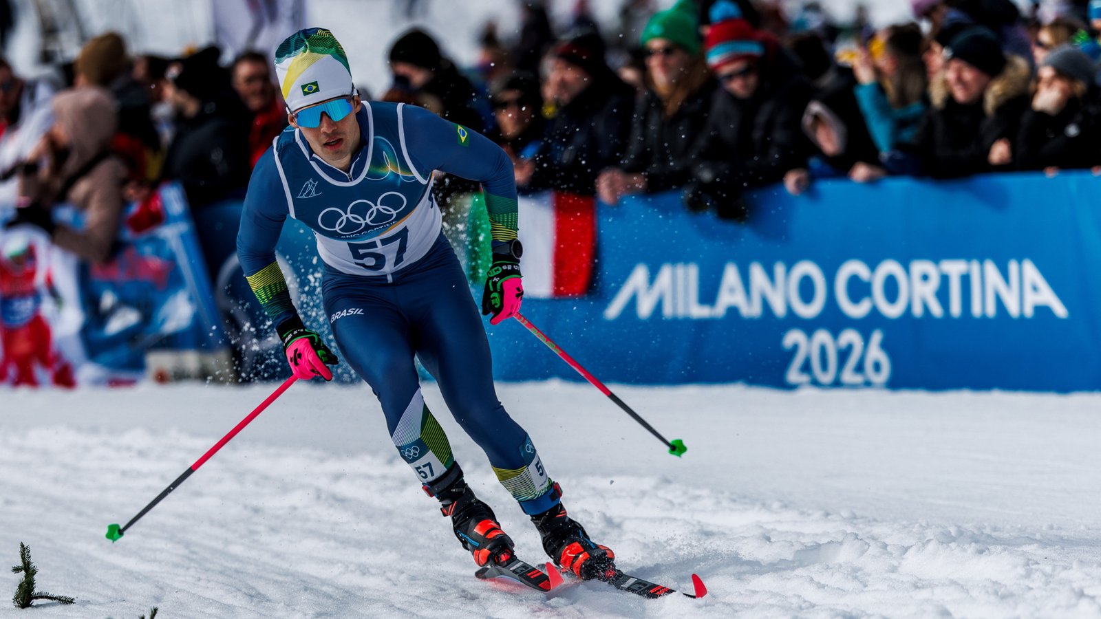 Veja como foi a estreia do Brasil nas Olimp&iacute;adas de Inverno em Mil&atilde;o-Cortina