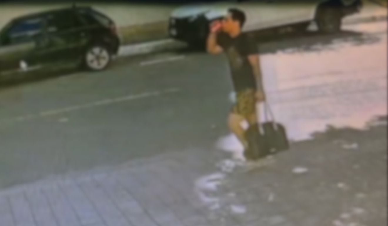 Ladr&atilde;o que furtou joias de pr&eacute;dio no Barro Vermelho saiu do local bebendo refrigerante; veja imagens!