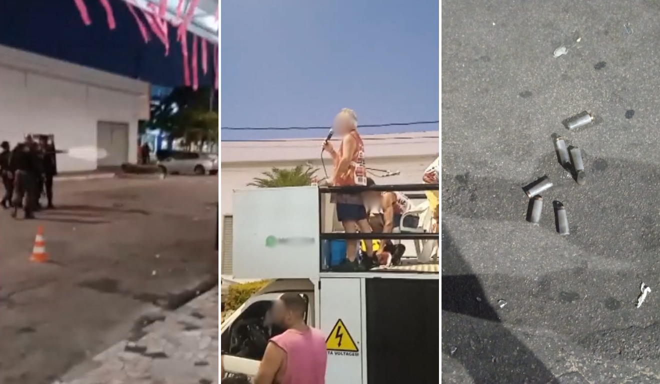 Correria e bomba de efeito moral: bloco em Vila Velha termina em pris&atilde;o de organizador