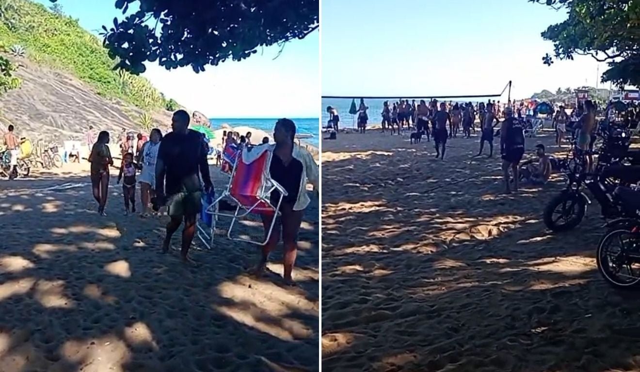 Tiroteio assusta banhistas e termina com detidos na Barra do Jucu