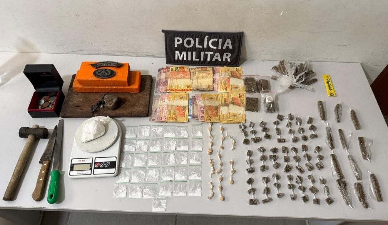 PM encontra drogas ap&oacute;s den&uacute;ncia de viol&ecirc;ncia dom&eacute;stica em S&atilde;o Mateus