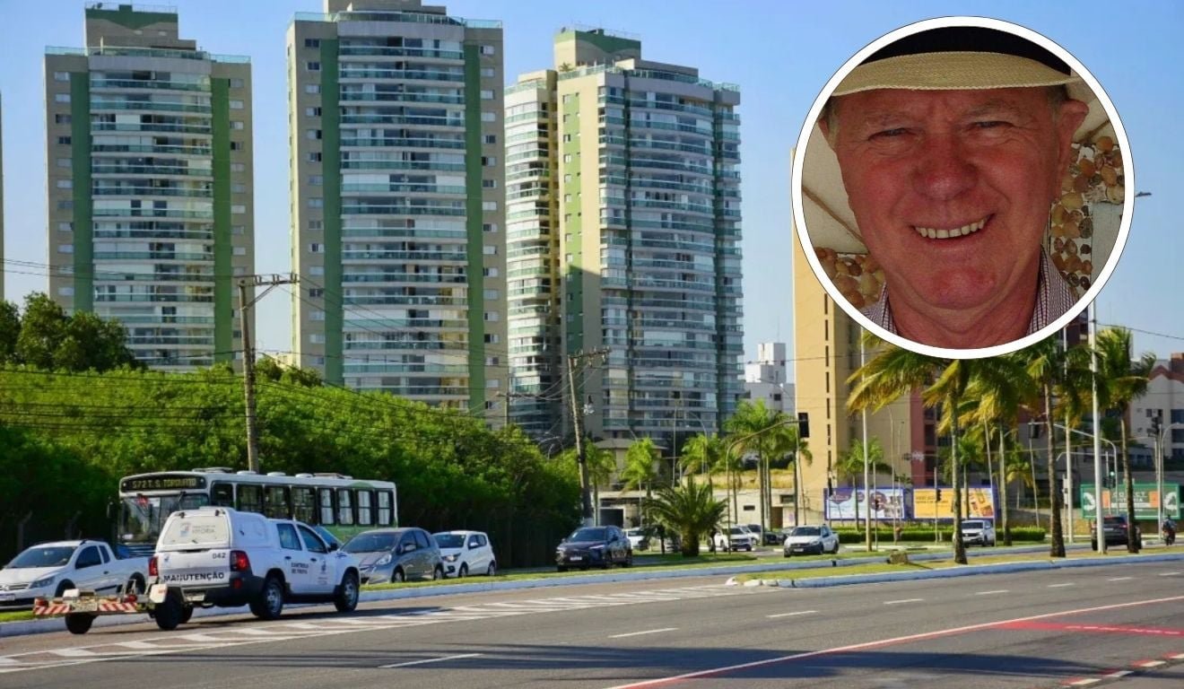 Avenida Dante Michelini pode passar a se chamar Avenida Governador Gerson Camata. Foto: Thiago Soares/Folha Vit&oacute;ria e Reprodu&ccedil;&atilde;o