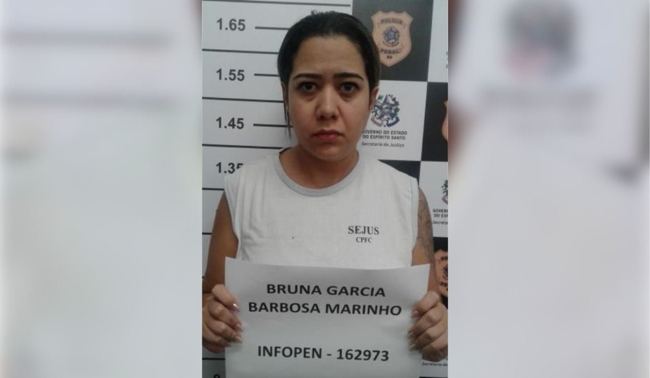 Bruna Garcia Barbosa Marinho presa por suspeita de envenenar m&eacute;dico em Vit&oacute;ria. Foto: Sesp/Divulga&ccedil;&atilde;o