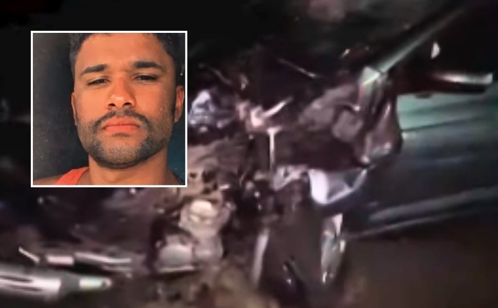 Foto:
                Reprodu&ccedil;&atilde;o/TV Tribuna/Band
              
            
          
        
  

  

  


			
        O motociclista Vin&iacute;cius Correia Negromonte, de 28 anos, morreu ap&oacute;s ser atingi