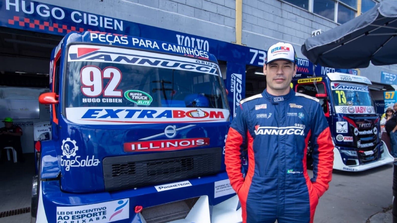 Hugo Cibien est&aacute; preparado para a temporada 2026 da Copa Truck (Foto: Vanderley Soares)