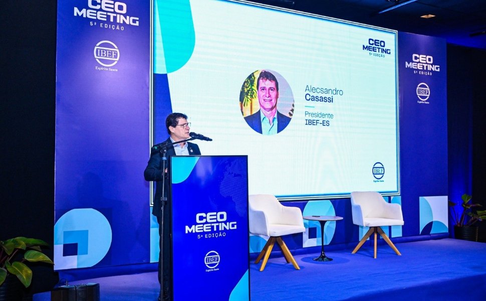 Foto:
                Divulga&ccedil;&atilde;o
              
            
          
        
  

  

  


			O Ibef-ES realiza a 6&ordf; edi&ccedil;&atilde;o do CEO Meeting, um dos principais f&oacute;runs de di&aacute;logo estrat&eacute;gico da entida