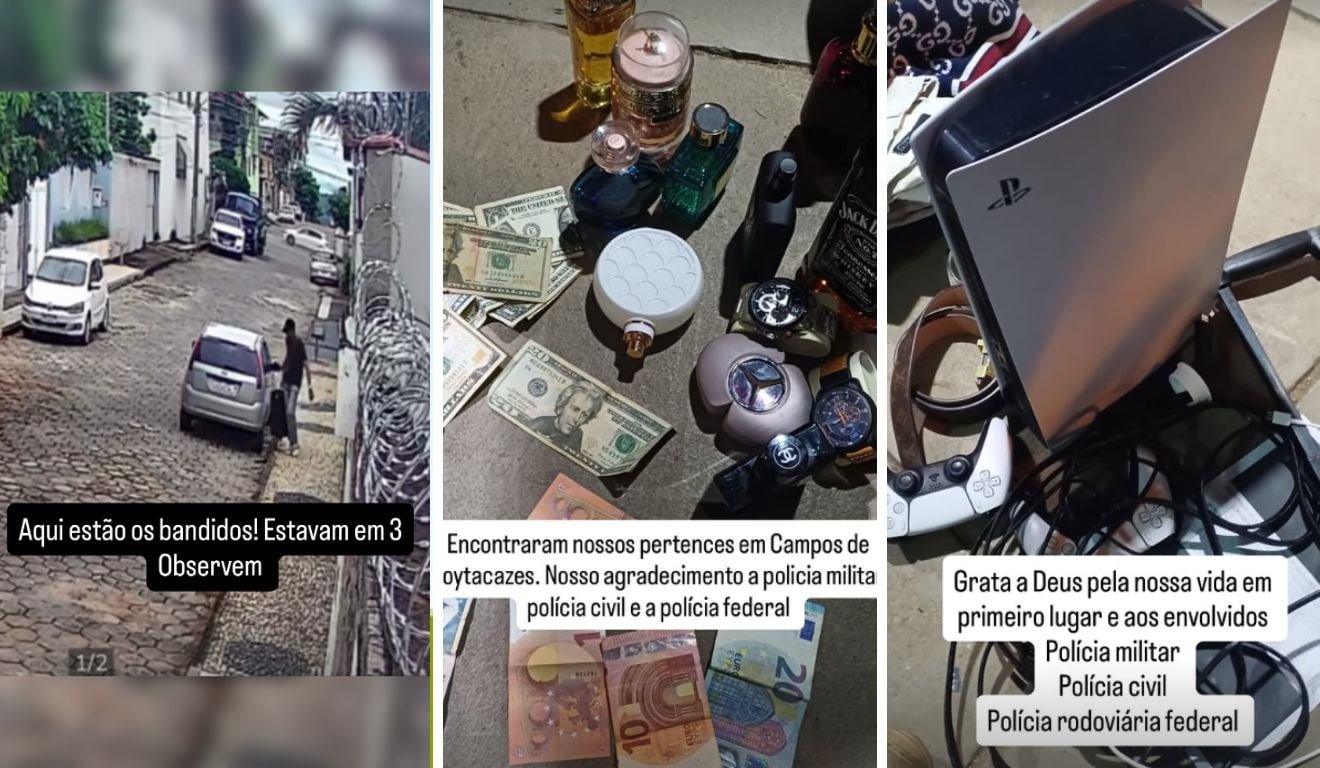 Influenciadora tem casa saqueada no ES e suspeitos s&atilde;o detidos no RJ