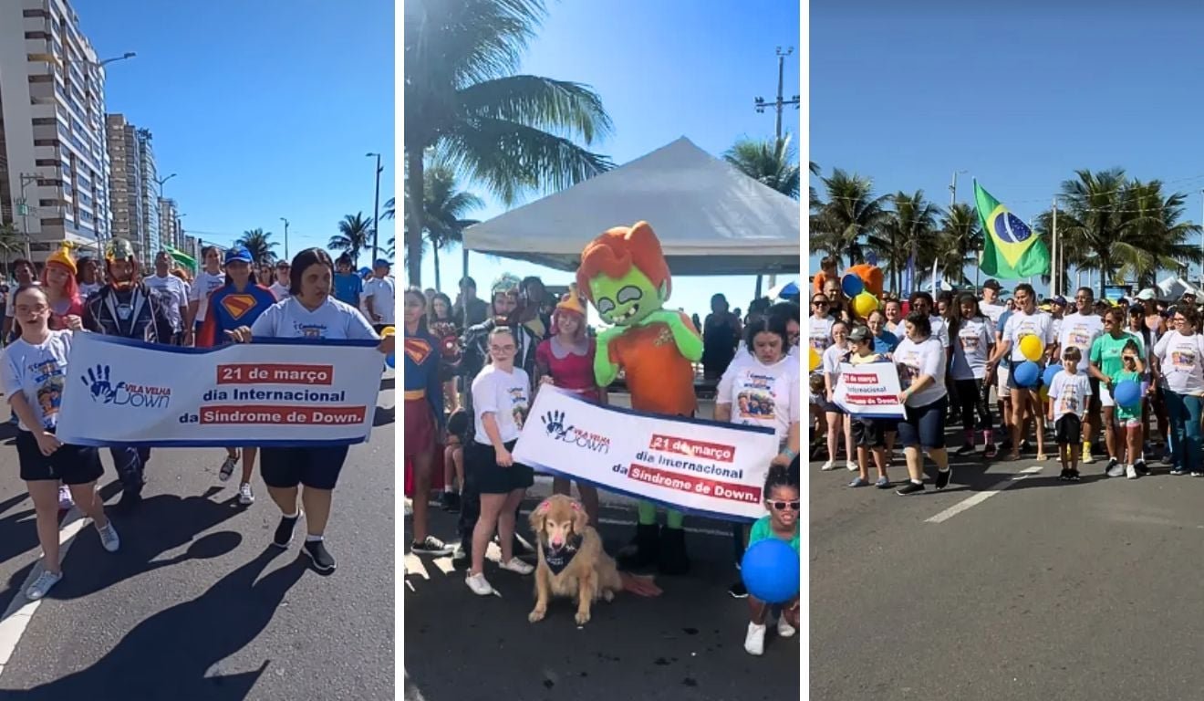 S&iacute;ndrome de Down: primeira Caminhada da Inclus&atilde;o T21 em Vila Velha &eacute; inspira&ccedil;&atilde;o