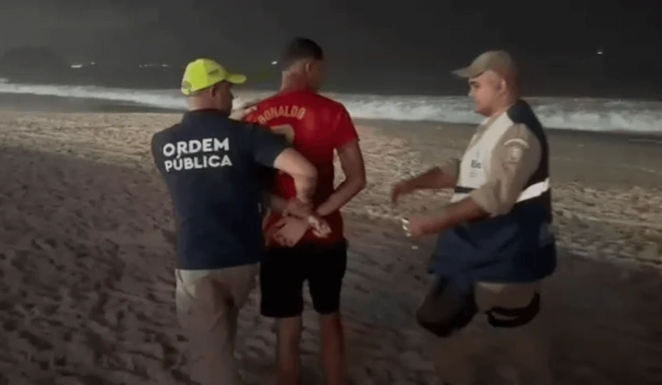 Homem foi detido por extors&atilde;o, mas outros suspeitos fugiram (Foto: Divulga&ccedil;&atilde;o/Seop)