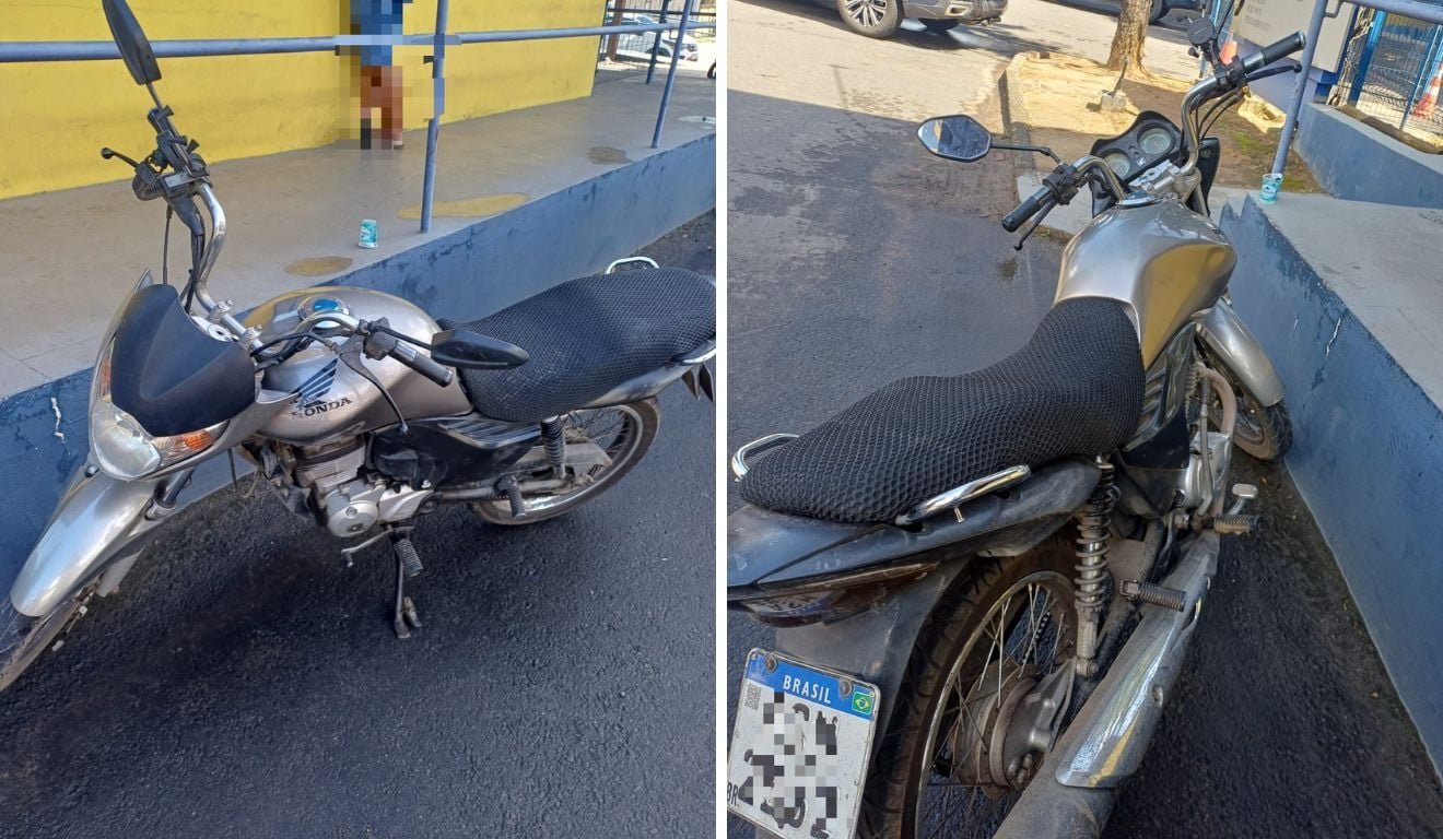 Ao saber de guincho, motociclista tenta colocar fogo na pr&oacute;pria moto