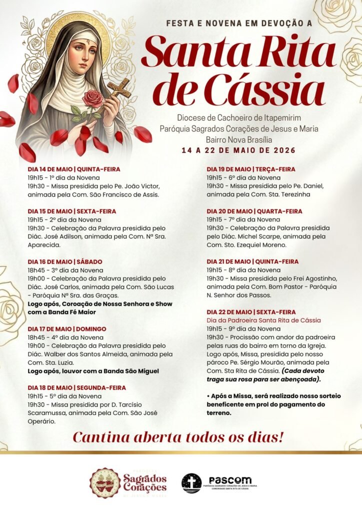 Festa de Santa Rita movimenta comunidade em Cachoeiro