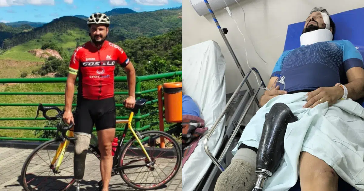 Paratleta pentacampe&atilde;o do ES perde bicicleta e pr&oacute;tese em grave acidente e busca apoio para voltar &agrave;s competi&ccedil;&otilde;es