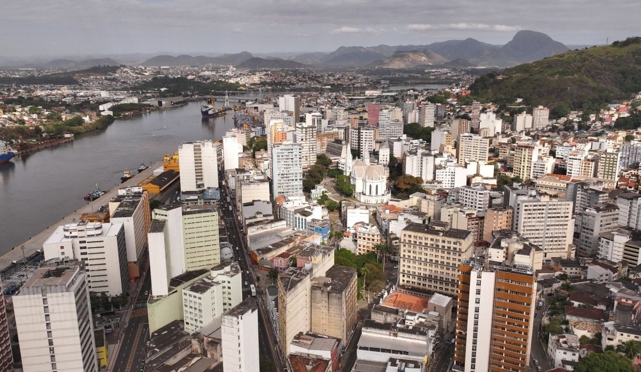 Centro de Vit&oacute;ria: potencial de crescimento com venda de potencial construtivo. Cr&eacute;dito: Thiago Soares/Folha Vit&oacute;ria