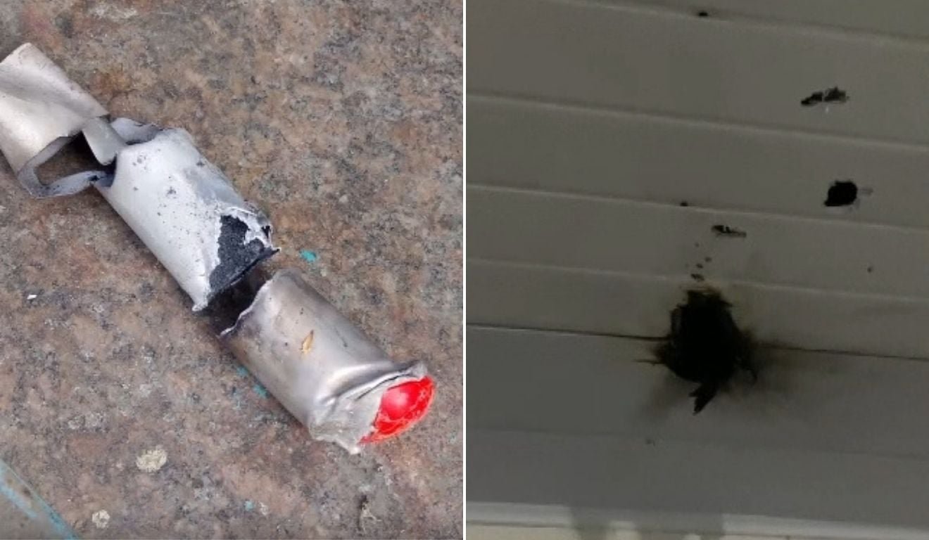 Casa em Vila Velha &eacute; atingida por bomba durante jogo do Brasil