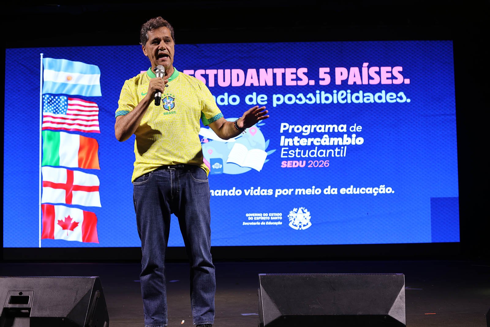 Governador anuncia destinos dos 500 estudantes selecionados para o Interc&acirc;mbio Sedu 2026