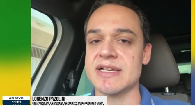 Em aceno ao PL, Pazolini declara apoio a Fl&aacute;vio Bolsonaro para a Presid&ecirc;ncia