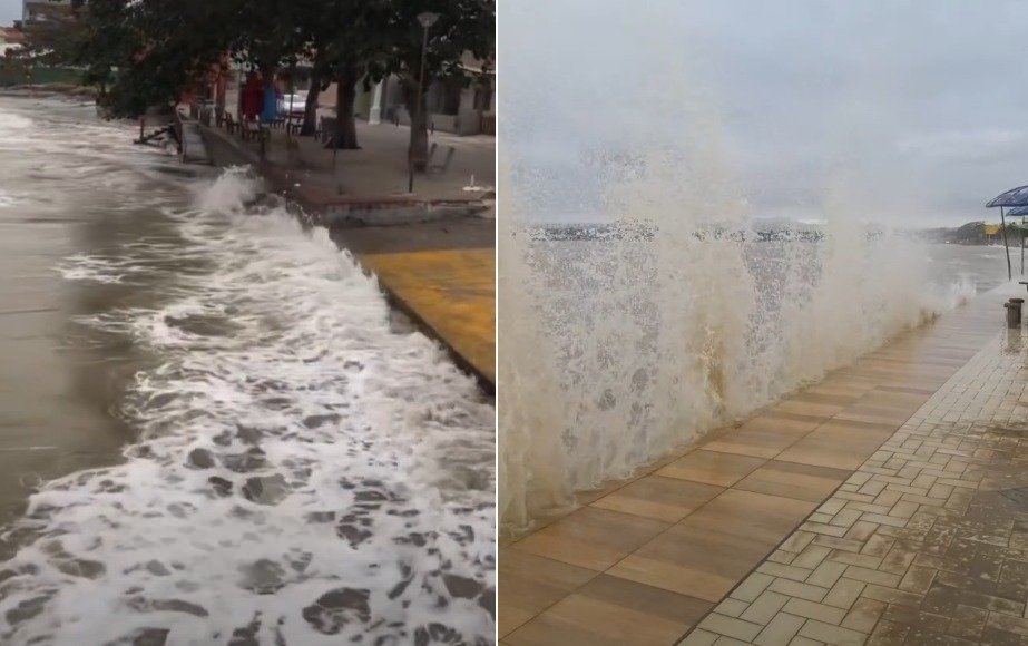 Marinha alerta para ventos fortes e mar agitado no ES