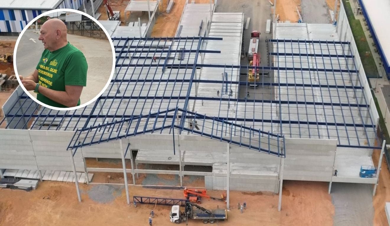 Dono da Havan visita obras em Vila Velha e revela plano de abrir novas lojas no ES