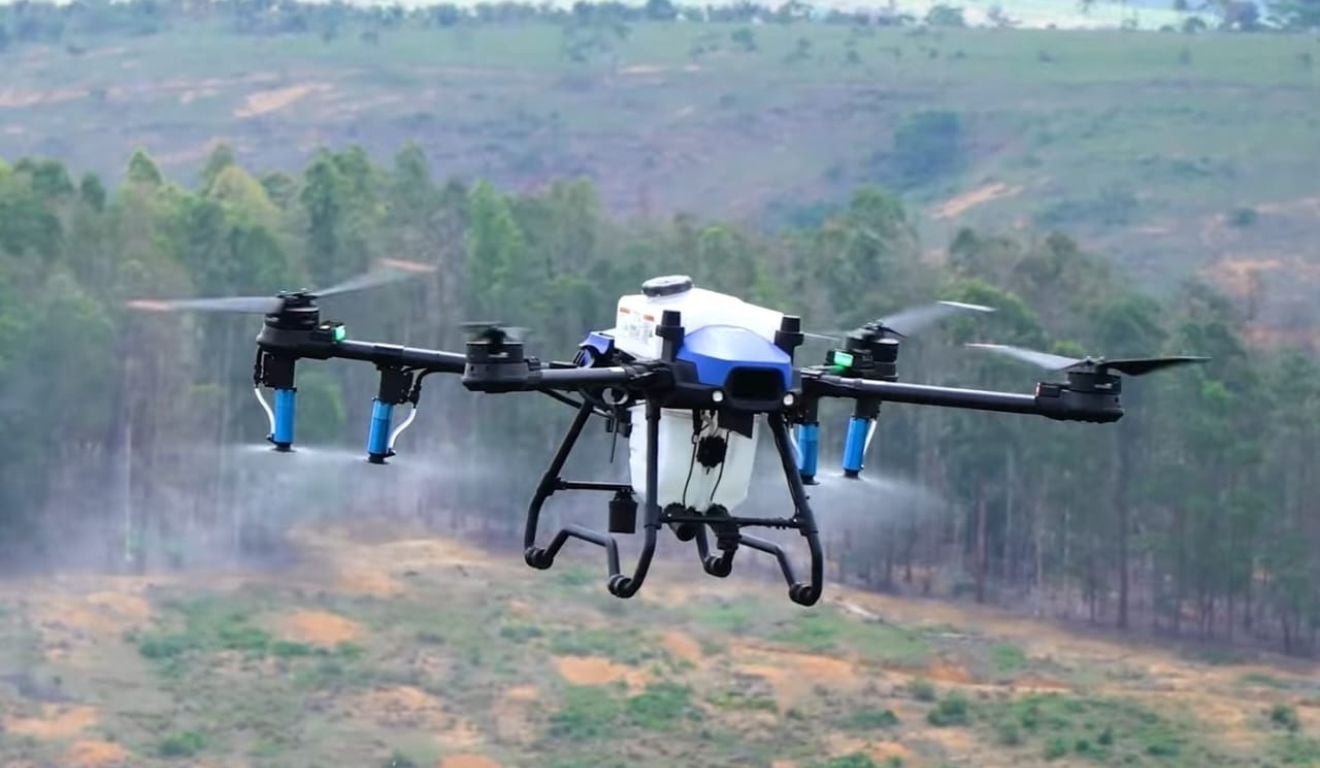 Drone que trabalha sozinho &eacute; destaque na maior feira de agroneg&oacute;cio do ES