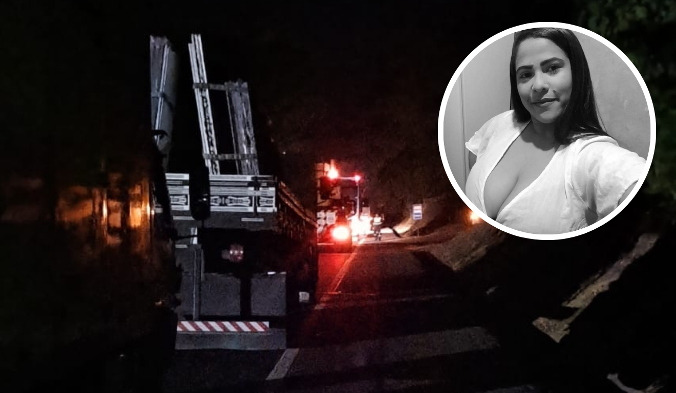Gr&aacute;vida morre em grave acidente na BR-101, em Mimoso do Sul