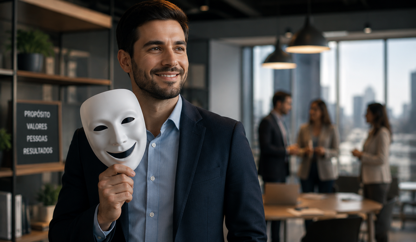 O teatro corporativo: quando o papel profissional come&ccedil;a a substituir a identidade