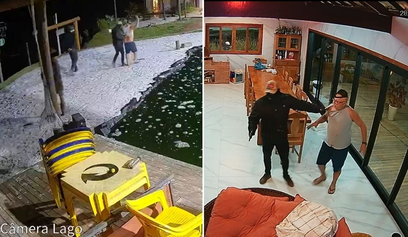 V&iacute;deo: quadrilha armada invade s&iacute;tios e agride casal de idosos em Marechal Floriano