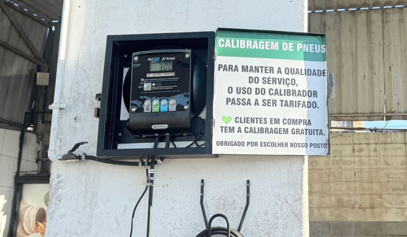 Cobran&ccedil;a para calibrar pneus? Nova pr&aacute;tica come&ccedil;a a aparecer no ES