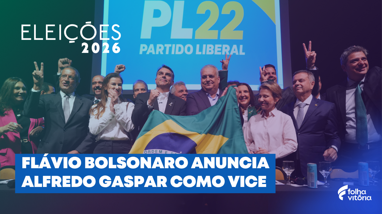 Fl&aacute;vio Bolsonaro anuncia Alfredo Gaspar como vice para Presid&ecirc;ncia