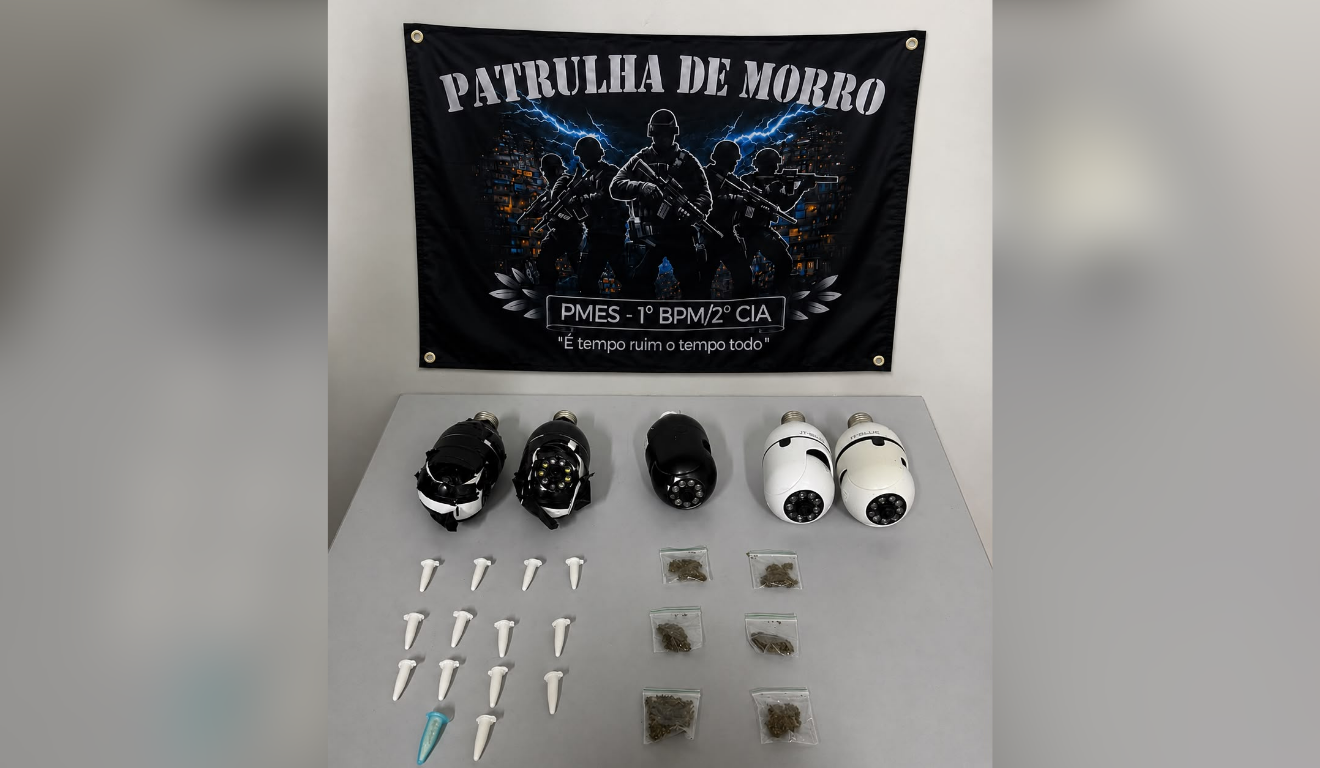 Tr&aacute;fico instalava c&acirc;meras para vigiar movimenta&ccedil;&atilde;o da pol&iacute;cia em bairro de Vit&oacute;ria