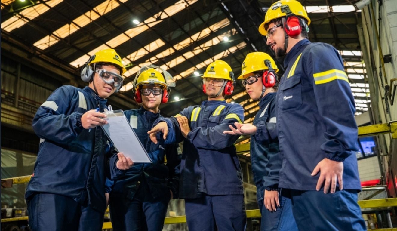 A Gerdau possui vagas de est&aacute;gio para suas unidades em todo o Brasil. Foto: Divulga&ccedil;&atilde;o/Gerdau