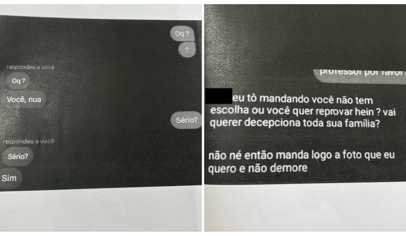 Professor &eacute; investigado por pedir foto de aluna nua e amea&ccedil;ar reprov&aacute;-la
