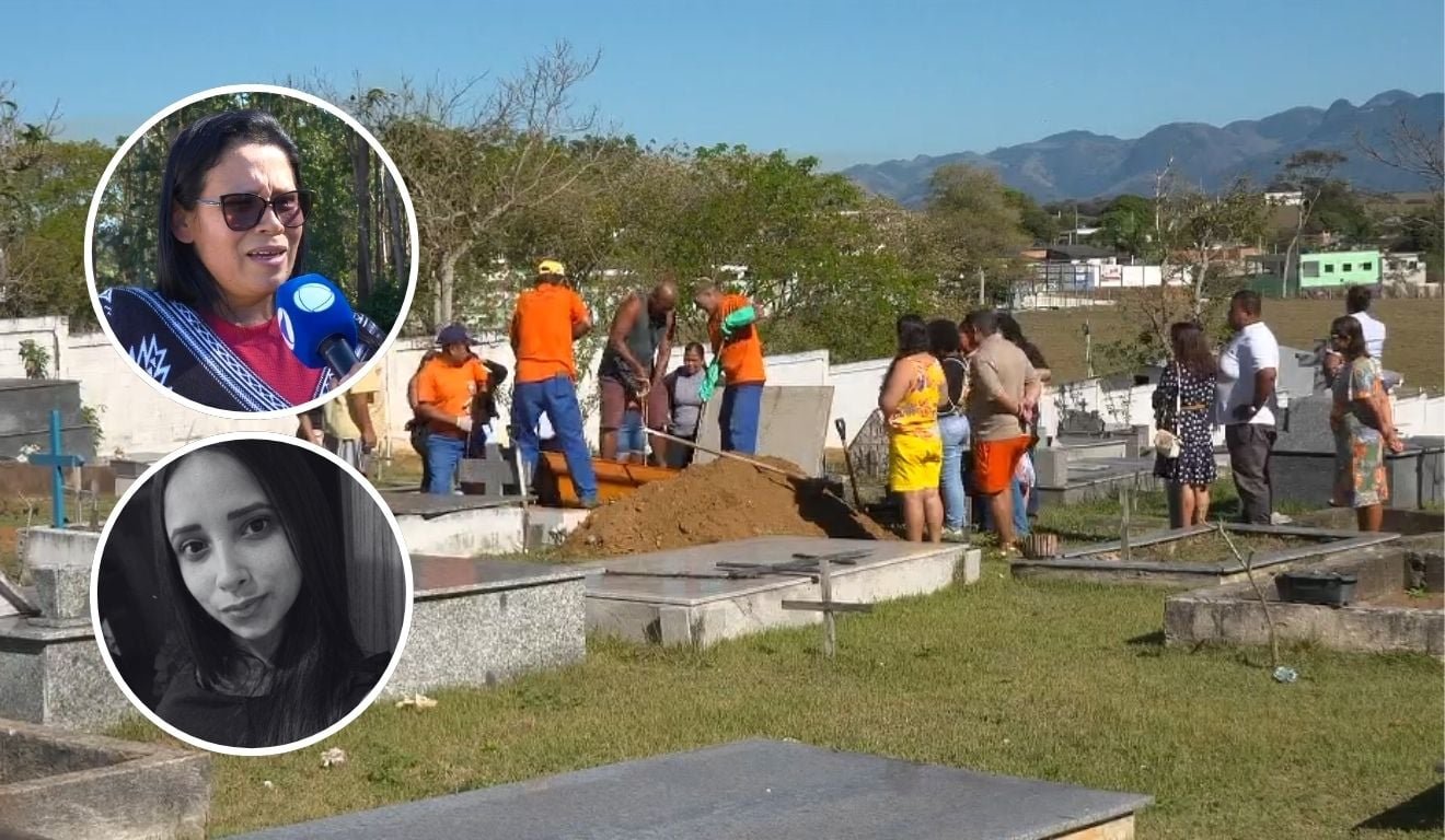 No dia do anivers&aacute;rio, m&atilde;e enterra filha morta a facada pelo marido em Pi&uacute;ma