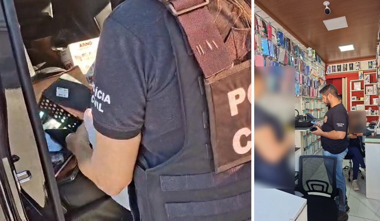 Pol&iacute;cia recupera 277 celulares e prende 4 suspeitos por recepta&ccedil;&atilde;o no ES