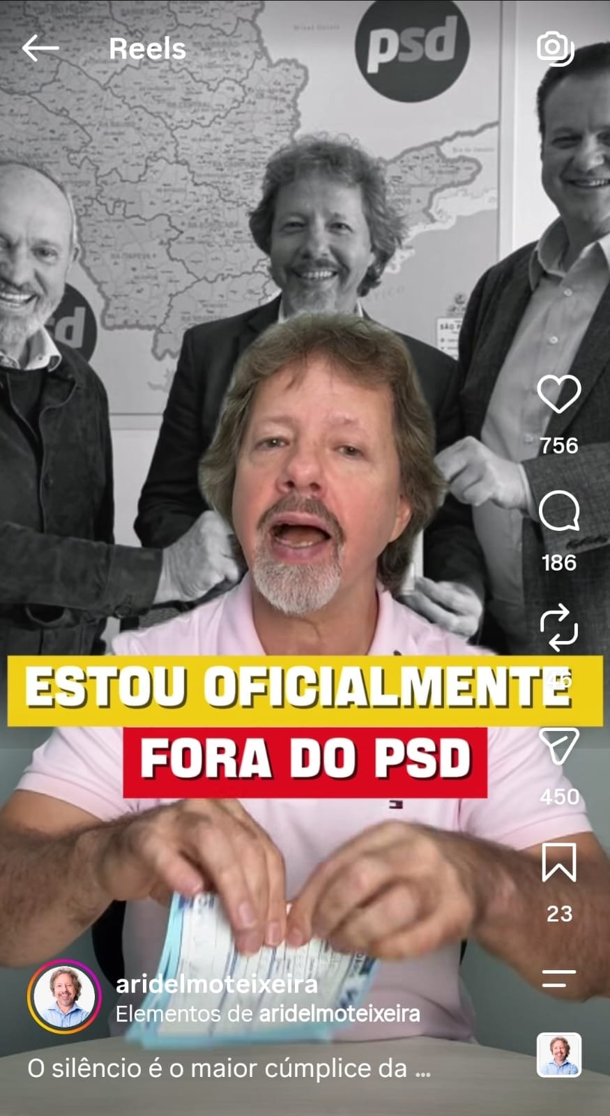 Aridelmo Teixeira (foto: redes sociais)