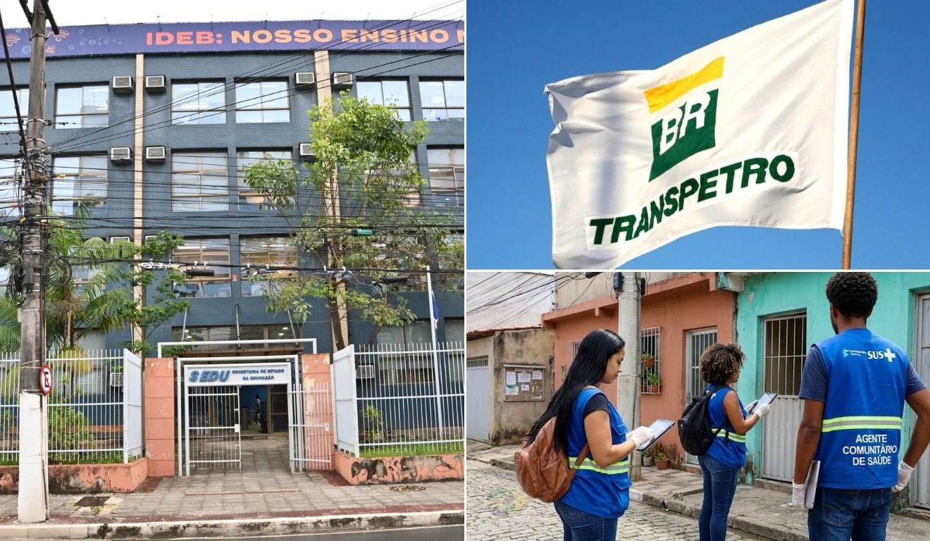 Sedu, Marata&iacute;zes e Transpetro: confira concursos com sal&aacute;rios de at&eacute; R$ 15 mil