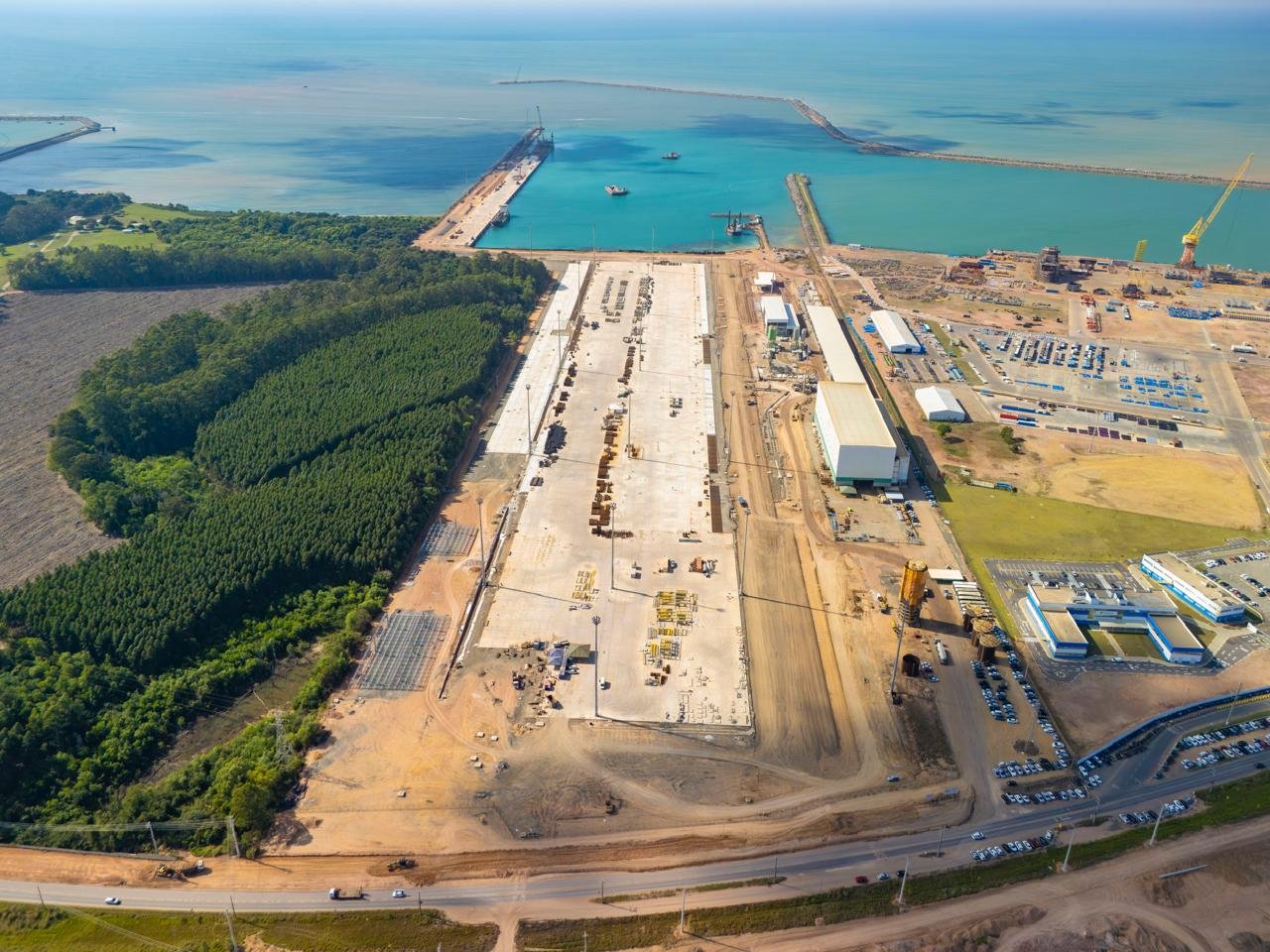 Suzano compra 10% do porto da Imetame e entra em projeto de cinco terminais no ES