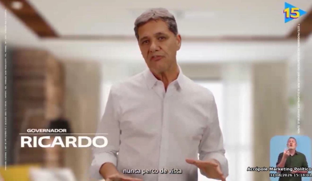 Propagandas de Ricardo Ferra&ccedil;o voltam a ser liberadas na TV ap&oacute;s decis&atilde;o sobre nome de vice