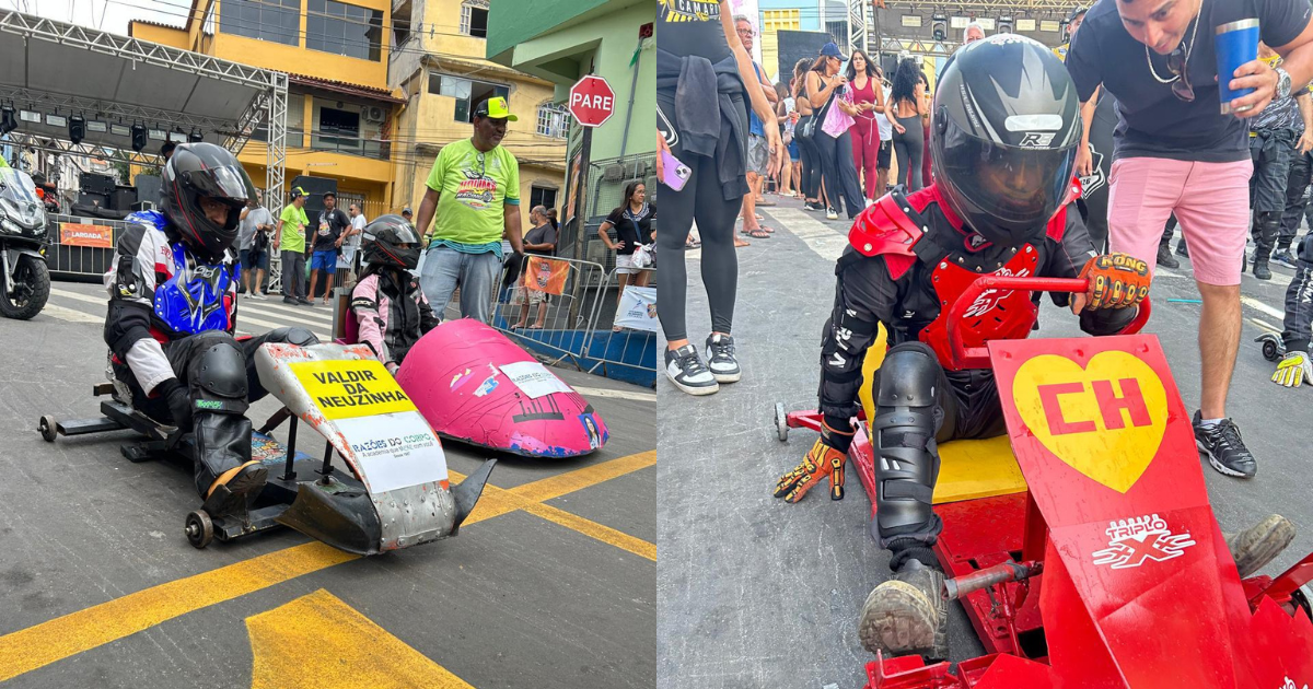 Corrida de rolim&atilde; re&uacute;ne 70 pilotos e agita ladeira em Vit&oacute;ria