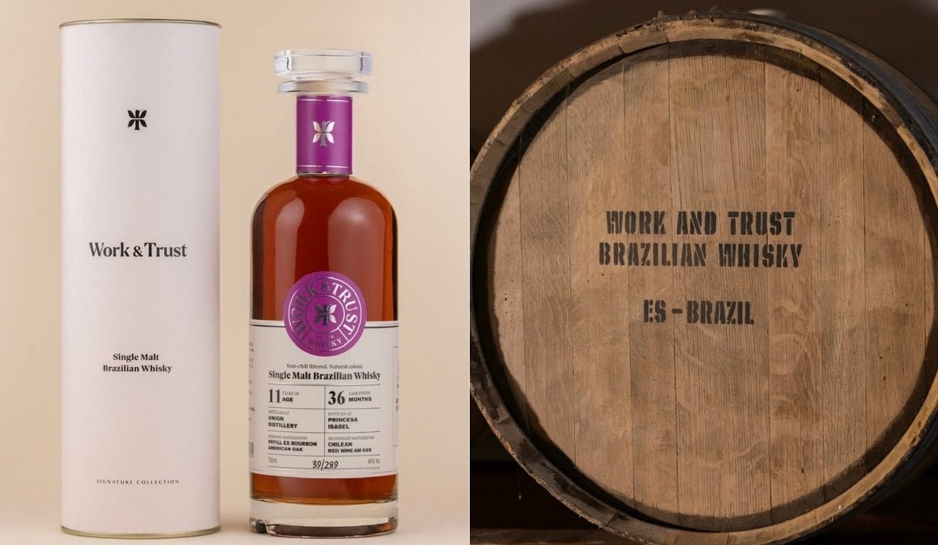 Work and Trust: whisky capixaba de alto padr&atilde;o promete fazer frente a grandes marcas do destilado. Cr&eacute;dito: Divulga&ccedil;&atilde;o
