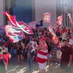 Ato pr&oacute;-Lula re&uacute;ne manifestantes em Vit&oacute;ria