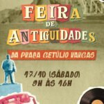 Amantes de antiguidades t&ecirc;m encontro marcado neste s&aacute;bado na Pra&ccedil;a Get&uacute;lio Vargas