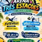 Arena Tr&ecirc;s Esta&ccedil;&otilde;es promete movimentar Marechal Floriano com competi&ccedil;&otilde;es de futev&ocirc;lei e v&ocirc;lei de praia